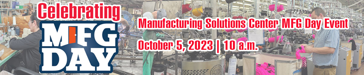 Celebrating MFG Day, Oct 5, 2023